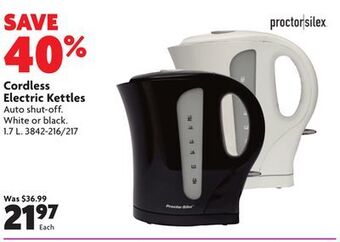 Home Hardware Cordless electric kettles offer
