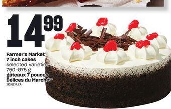 Valu-mart Gâteaux 7 pouces délices du marché, 750-875 g offer