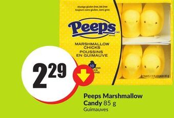 FreshCo Peeps marshmallow candy 85 g offer