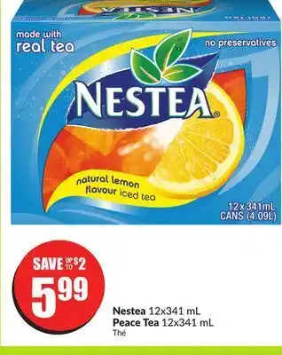 FreshCo Nestle 12x341 ml peace tea 12x341 ml offer