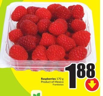 FreshCo Raspberries 170 g product of mexico offer