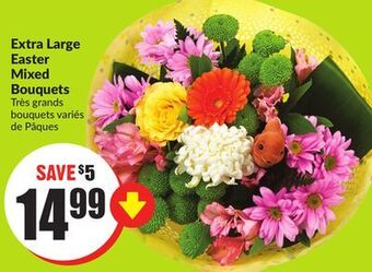 FreshCo Extra large easter mixed bouquets offer