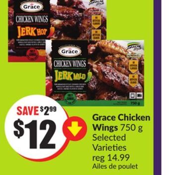 FreshCo Grace chicken wings 750 g selected varieties offer