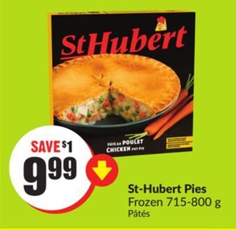 FreshCo St-hubert pies frozen 715-800 g offer