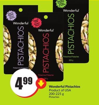 FreshCo Wonderful pistachios product of usa 200-225 g offer
