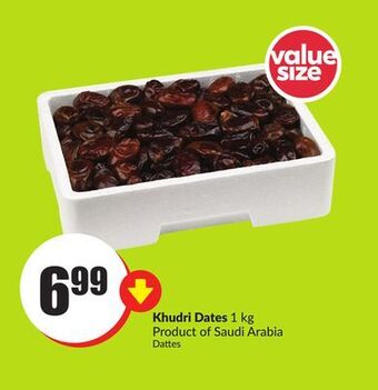 FreshCo Khudri dates 1 kg product of saudi arabia offer