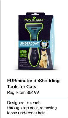 Petvalu Furminator deshedding tools for cats offer