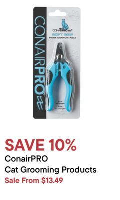 Petvalu Conairpro cat grooming products offer