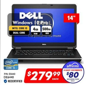 Factory Direct Dell 14 windows 10 pro offer