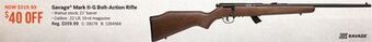 Bass Pro Savage® mark ii-g bolt-action rifle offer
