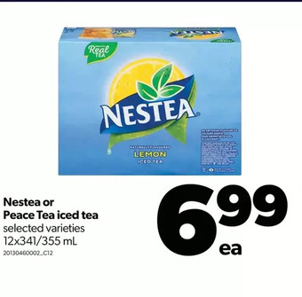 Real Canadian Superstore Nestea or peace tea iced tea offer