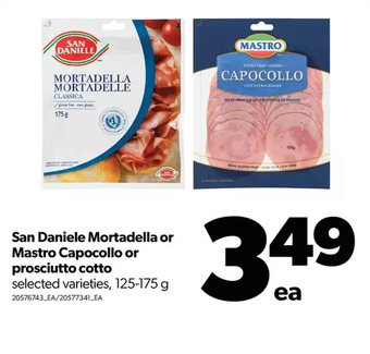 Real Canadian Superstore San daniele mortadella or mastro capocollo or prosciutto cotto offer