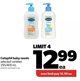 Real Canadian Superstore Cetaphil baby needs offer