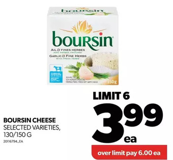 Real Canadian Superstore Boursin cheese offer