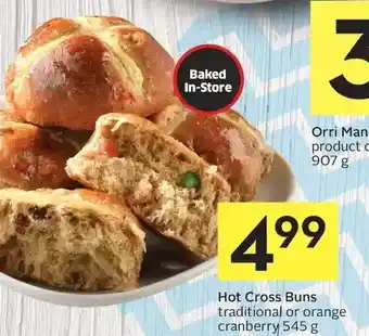 Foodland Hot cross buns offer
