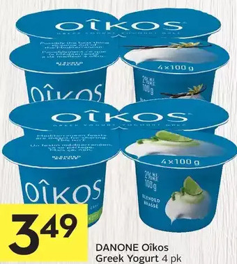 Foodland Danone oîkos greek yogurt offer