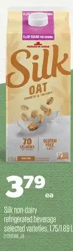 Real Canadian Superstore Silk non-dairy refrigerated beverage offer
