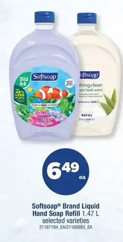 Real Canadian Superstore Softsoap brand liquid hand soap refill offer