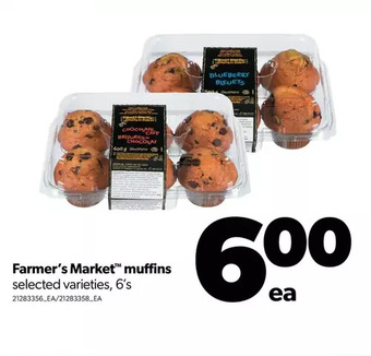 Real Canadian Superstore Farmer's market muffins offer