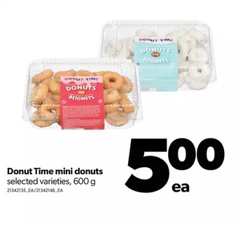 Real Canadian Superstore Donut time mini donuts offer