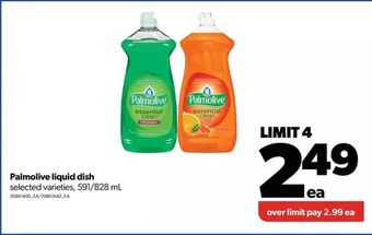 Real Canadian Superstore Palmolive liquid dish offer