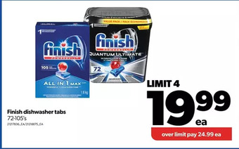 Real Canadian Superstore Finish dishwasher tabs offer