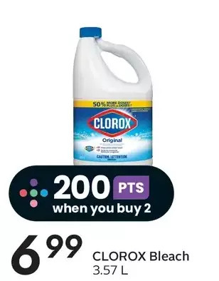Sobeys Clorox bleach offer