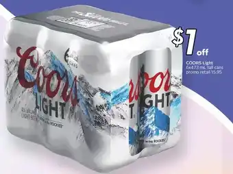 Sobeys Coors light offer