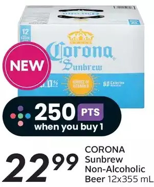 Sobeys Corona sunbrew non-alcoholic beer offer
