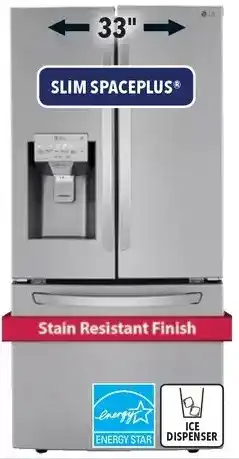 Lowe's Frigidaire gallery 24.5 cu. ft. refrigerator offer