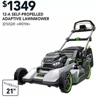 RONA Ego 12-a self-propelled adaptive lawnmower offer