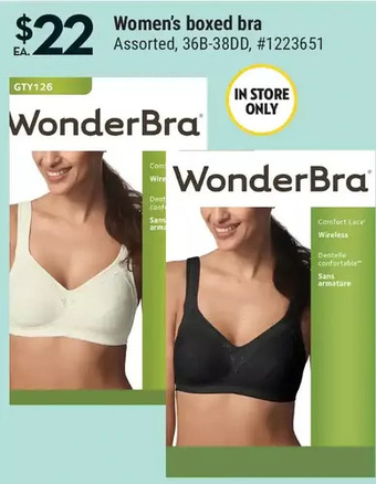 Giant Tiger Women's boxed bra offer