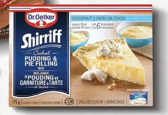 Giant Tiger Dr. oetker shirriff pie filling offer