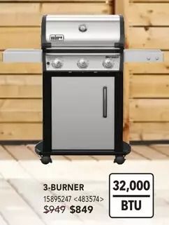 RONA Weber spirit barbecues 3-burner offer