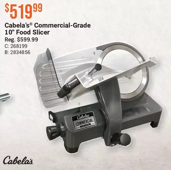 Cabela's Cabela's commercial-grade 10 food slicer offer
