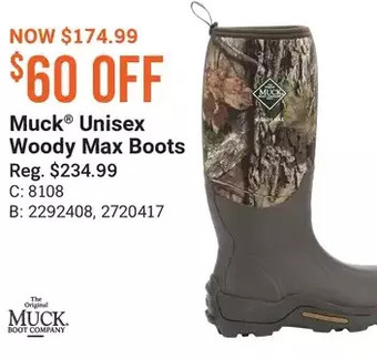 Cabela's Muck unisex woody max boots offer