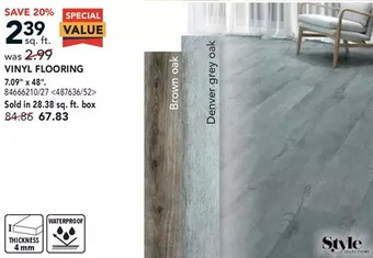 RONA Style selections vinyl flooring offer