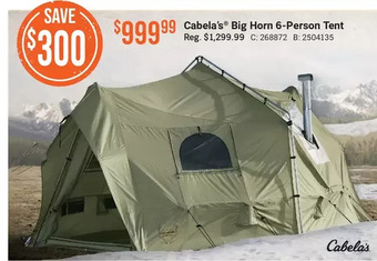 Cabela's Cabela's big horn 6-person tent offer