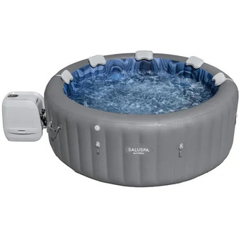 Canadian Tire Saluspa santorini round inflatable hot tub spa, 85 x 31 offer