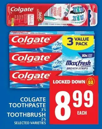 Food Basics Colgate toothpaste, toothbrush offer