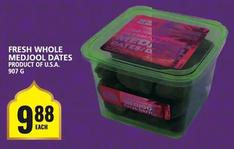 Food Basics Fresh whole medjool dates offer