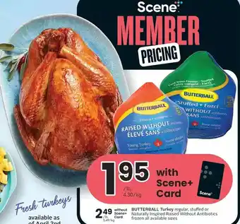 Sobeys Urban Fresh Butterball turkey offer