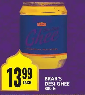 Food Basics Brar's desi ghee offer