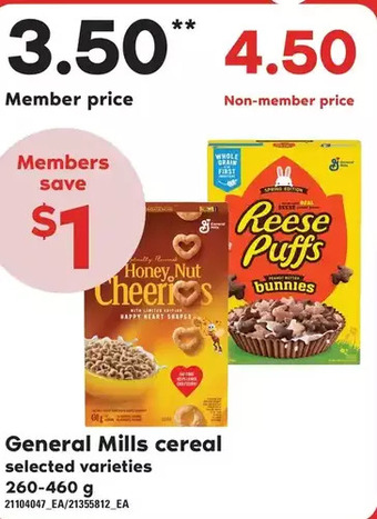 Loblaws General mills cereal offer