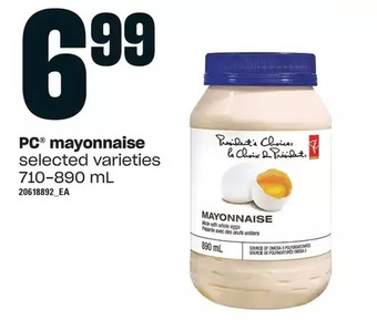 Loblaws Pc mayonnaise offer