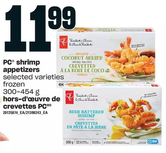 Independent Grocer Pc shrimp appetizers offer