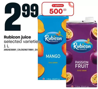 Loblaws Rubicon juice offer