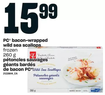 Independent Grocer Pc bacon-wrapped wild sea scallops offer