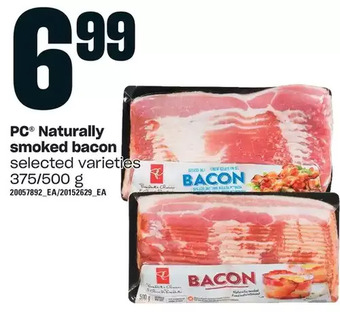 Loblaws Pc naturally smoked bacon offer