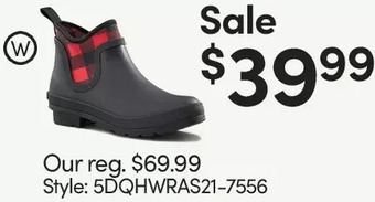 Mark's Women's men's shoes + boots offer